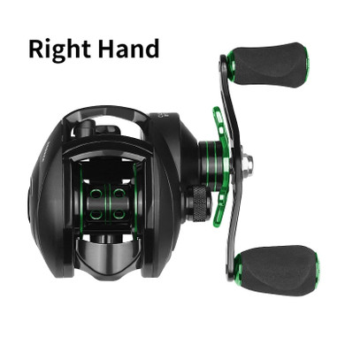 HOT Best Baitcasting Reel 8.1:1 12+1BB Bass Fishing Reel 8KG Max Drag Left Right Hand Reel Reinforced Nylon Body White Bass