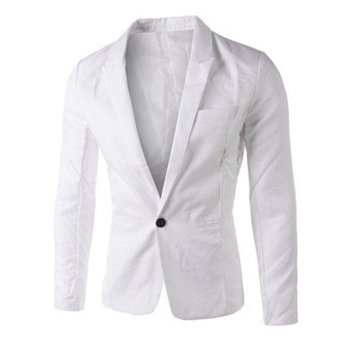 Charm Formal Blazer Men Casual Slim Fit One Button Suit Blazers Jacket Coat Tops Men Blazers blazer masculino blaser masculino