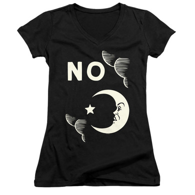 Ouija NO Juniors V-Neck Graphic Tee