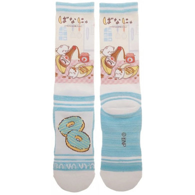 Bananya Sublimated Crew Socks