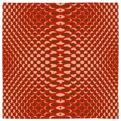 Strawberry Tigercloth Bandana