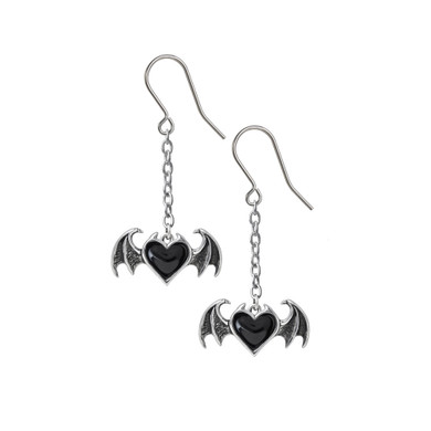 Blacksoul Dropper Earrings, Alchemy Gothic