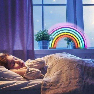 Retro Rainbow Neon LED Lamp