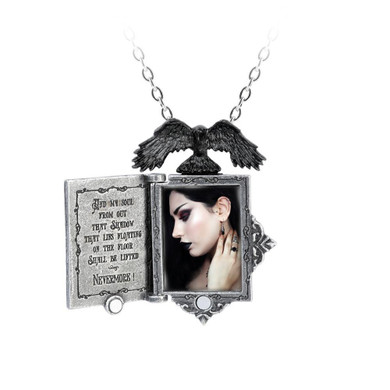 Poe's Raven Locket, Alchemy Gothic