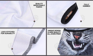 Snow Leopard 3D Print Balaclava