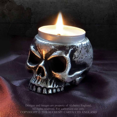 Skull Tealight Holder, Alchemy Gothic
