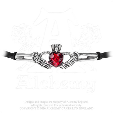 Claddagh By Night Choker, Alchemy Gothic