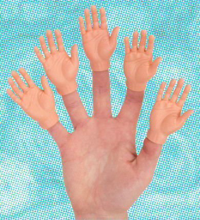 Surrealist Finger Hands