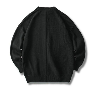 Pullover Casual Pocket O-Neck Knitted Sweaters Pullover Casual Pocket O-Neck Knitted Sweaters