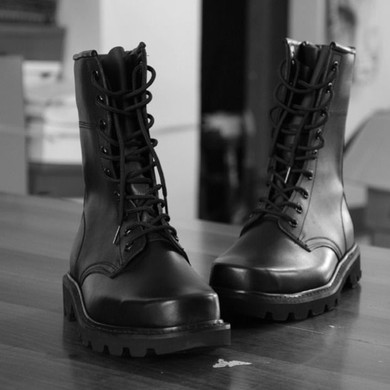 Pu Leather Waterproof Military Combat Tactical Boots