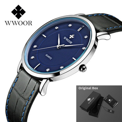 luxury casual design ultra thin watch