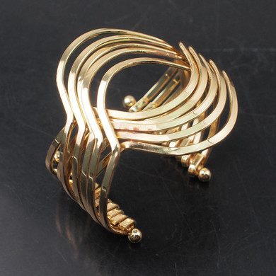 Punk Alloy Wing Cuff Bangle Bracelets