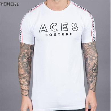 O-neck casual print short sleeve T-shirt