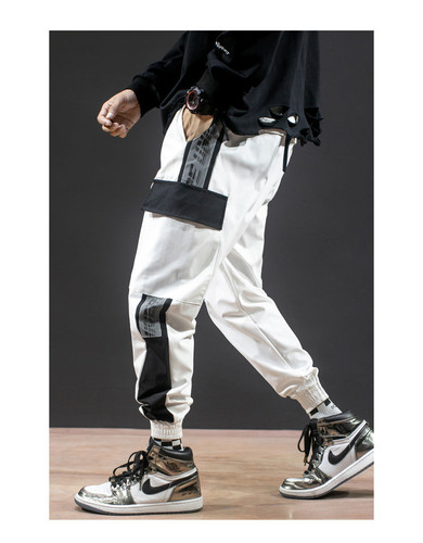 Patchwork Pocket Hip-Hop Long Causal Harem Pants Patchwork Pocket Hip-Hop Long Causal Harem Pants