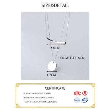 Sterling Silver Personality Pendant Necklaces