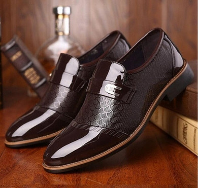 italian black patent leather oxford shoes