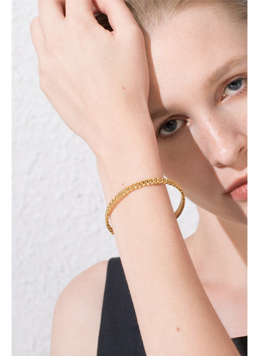 Punk Link Chain Cuff Bracelets Bangles
