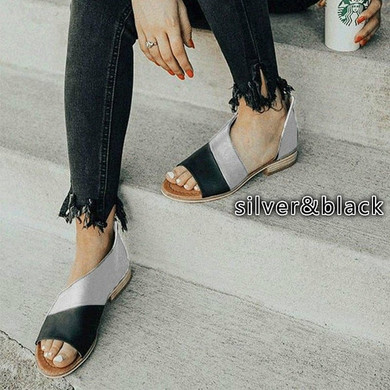 Gladiator Peep Toe Casual Sandals