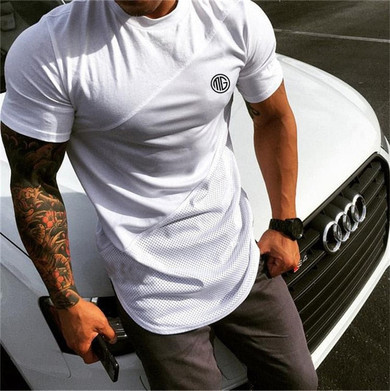 muscle bodybuilding fitness cotton singlets Short Sleeve T shirt