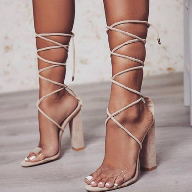 Serpentine Straps High Heel Sandals