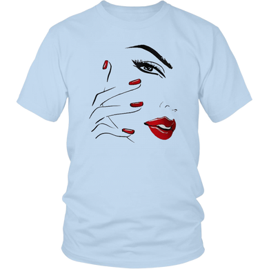 Red Nail Lips T-Shirt