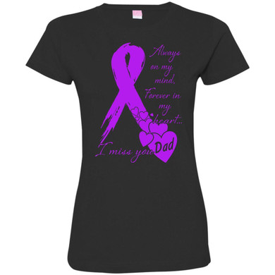 Always on My Minh Forever in My Heart I Miss You Dad T-shirts