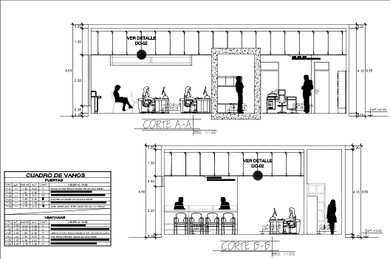 【Architecture CAD Projects】Bank Design CAD Blocks,Elevation Drawings