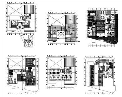 【Architecture CAD Projects】4 Star Modern Hotel Design CAD Drawings