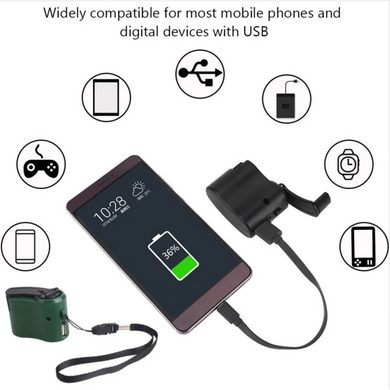 Hand Crank Emergency Charger for Travelling 