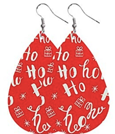 Ho Ho Ho Christmas Earrings
