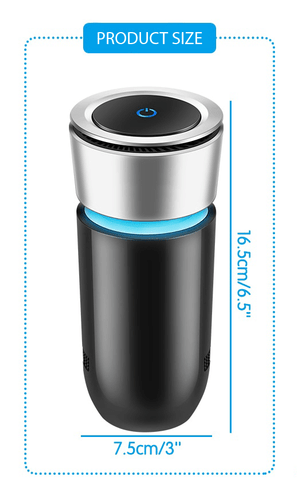 PurifyHouse™ Car Air Carbon HEPA Filter Purifier Ionizer