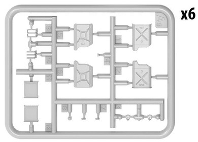 MiniArt 1/35 WWII Allied Jerry Cans Set (30) Kit