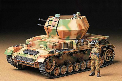 Tamiya 1/35 German Flakpanzer IV Wirbelwind Tank Kit