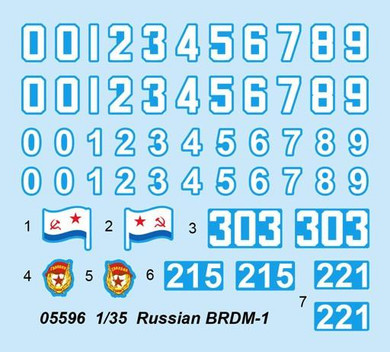 Trumpeter Military Models 1/35 Russian BRDM1 Amphibious Recon Vehicle (New Variant) (MAR) Kit