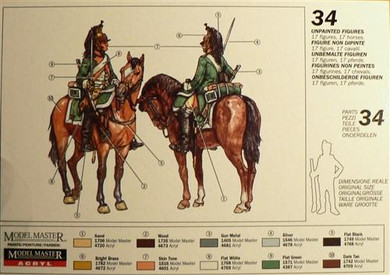 Italeri Military 1/72 Napoleonic War 1805-15: French Dragoons (17 Mounted Figures) Set