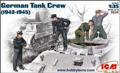 ICM 1/35 WWII German Tank Crew (4) Kit