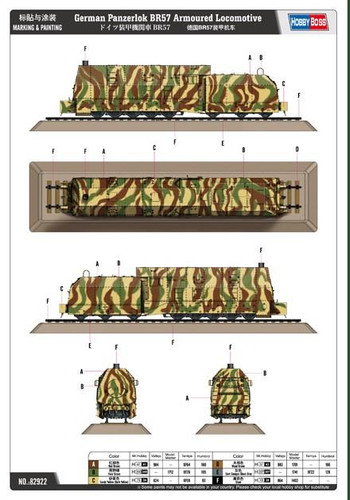 Hobby Boss 1/72 German Panzerlok BR57 Armored Locomotive Kit