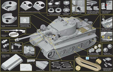 Dragon Military 1/35 PzKpfw IV Ausf G Tank LAH Division Kharkov 1943 Kit