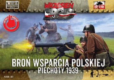 First To Fight 1/72 WWII Polish Infantry Support Weapons w/15 Crew Kit
