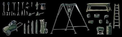 Italeri Military 1/35 Field Tool Shop Kit