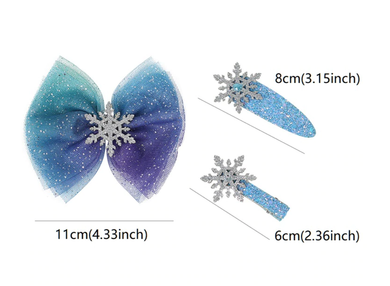 Frozen Inspired Hair Clip 5-Piece Gift Set