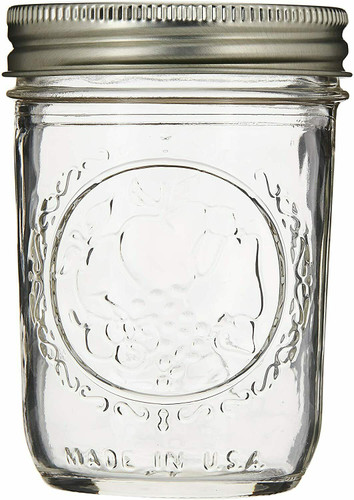 BALL Set of 12 Quilted Mason Jar Half Pint (8 oz.) FREE 1-3 DAY SHIPPING