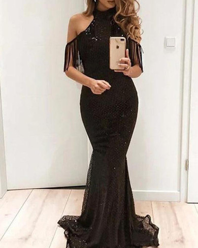 Halter Neck Bodycon Maxi Dress Halter Neck Bodycon Maxi Dress