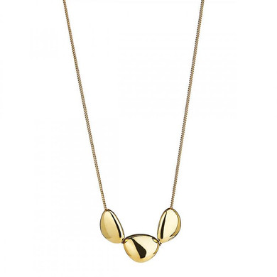 Najo Piedra Gold Short Triple Necklace