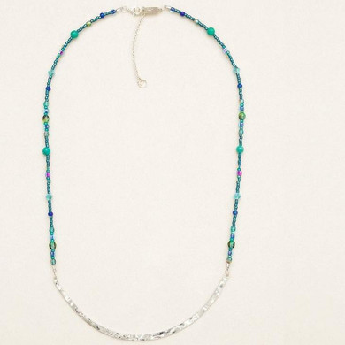 Necklace - Peacock Meridian - Silver - 11213