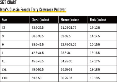 Best Wishes Masculine Classic French Terry Crewneck Pullover
