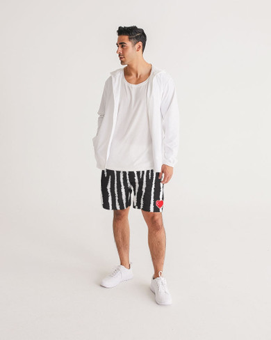 Zebra Masculine Jogger Shorts