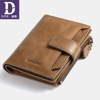 DIDE - Genuine Leather Men's Vintage Wallet