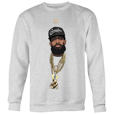 King Nipsey (Black Hat) Crewneck