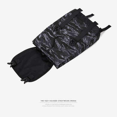 Camouflage backpack street hip hop style